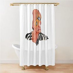 Mens Womens Great Model Cage The Elephant Creme Funny Fans Shower Curtain