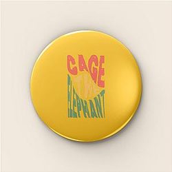Cage The Elephant – Wavy Letters and Wild Energy Cage The Elephant Pins