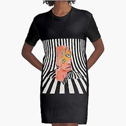 Cage The Elephant Melophobia Illustrative Album Pullover Sweatshirt Graphic T-Shirt Dress