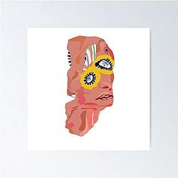 Cage the Elephant melophobia head Poster