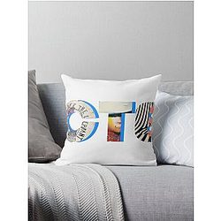 Cage the Elephant Album Design Acronym Throw Pillow