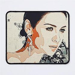 Caitriona Balfe Abstract Mouse Pad