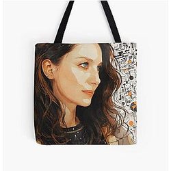 Caitriona Balfe Abstract All Over Print Tote Bag