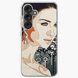 Caitriona Balfe Abstract Samsung Galaxy Soft Case