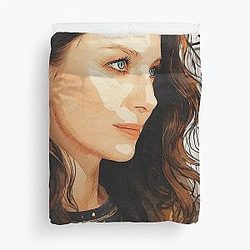 Caitriona Balfe Abstract Duvet Cover
