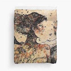 Caitriona Balfe Mother Duvet Cover