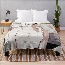 Caitriona Balfe Sketch Throw Blanket