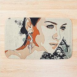 Caitriona Balfe Abstract Bath Mat