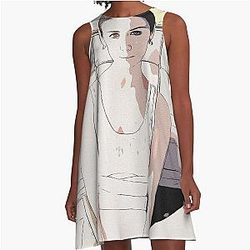 Caitriona Balfe A-Line Dress