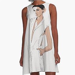 Caitriona Balfe A-Line Dress