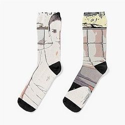 Caitriona Balfe Sketch Socks