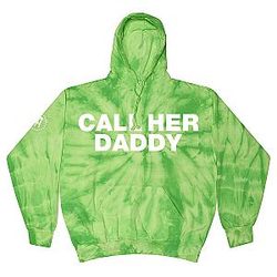 CHD Merch – Call Her Daddy Green Tie-Dye Hoodie