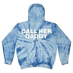 CHD Merch – Call Her Daddy Blue Tie-Dye Hoodie