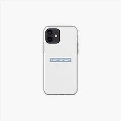 CHD Merch - i am unwell block sticker // call her daddy - baby blue iPhone Soft Case