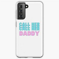Call Her Daddy Cases - Call Her Daddy Blue And Pink Samsung Galaxy Soft Case RB0701