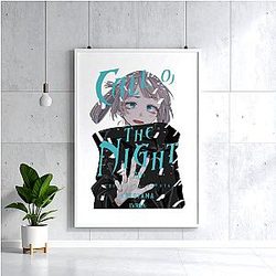 Rebellious Heart Under Neon Skies Call of the Night Posters