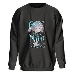 Rebellious Heart Under Neon Skies Call of the Night Sweatshirts