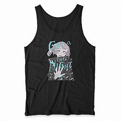 Rebellious Heart Under Neon Skies Call of the Night Tank Tops