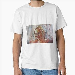Cameron Diaz Portrait Classic T-Shirt