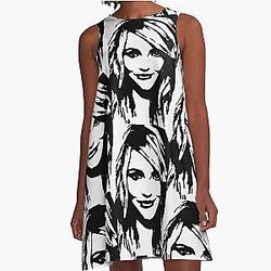 Cameron Diaz A Line Dress