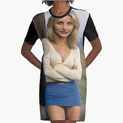 Cameron Diaz T-Shirt Dress