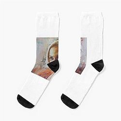 Cameron Diaz Portrait Socks