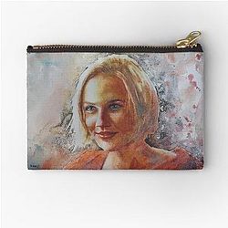 Cameron Diaz Portrait Zipper Pouch