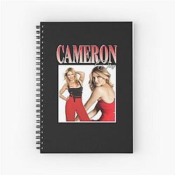 Cameron Diaz 90s Vintage Spiral Notebook
