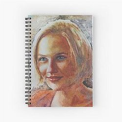 Cameron Diaz Portrait Spiral Notebook