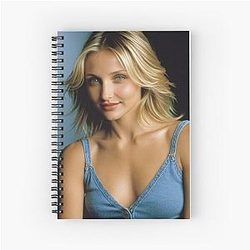 Cameron Diaz Spiral Notebook