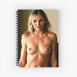 Cameron Diaz Spiral Notebook