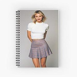 Cameron Diaz Spiral Notebook