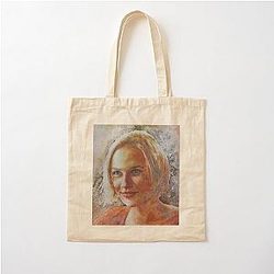 Cameron Diaz Portrait Cotton Tote Bag