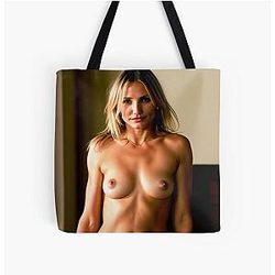 Cameron Diaz All Over Print Tote Bag