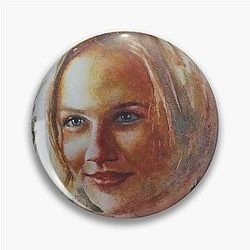 Cameron Diaz Portrait Pin