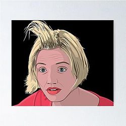 Cameron Diaz Funny Hairdo Poster