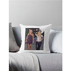 Cameron Diaz and Drew Barrymore Throw Pillow