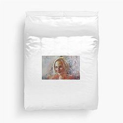 Cameron Diaz Portrait Duvet Cover