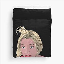 Cameron Diaz Funny Hair Duvet Cover