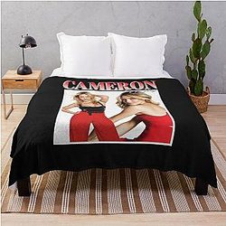 Cameron Diaz 90s Vintage Throw Blanket