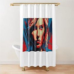 Cameron Diaz Vibrant Shower Curtain