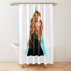Cameron Diaz - An illustration by Paul Cemmick Shower Curtain