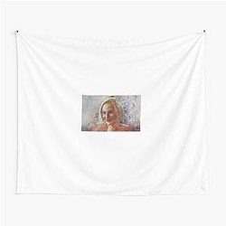 Cameron Diaz Portrait Tapestry