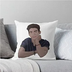 Cameron Boyce Luke Ross Throw Pillow