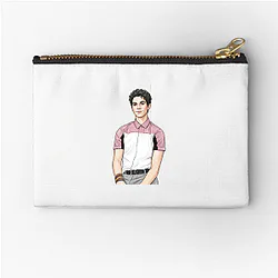 Cameron Boyce Wielding The Shield Cameron Boyce Zipper Pouches