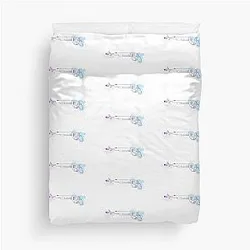 Cameron Boyce Wielding Peace Duvet Cover