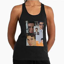 Cameron Boyce Collage Racerback Tank Top