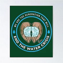 Cameron Boyce we are the generation that will end the water crisis poster