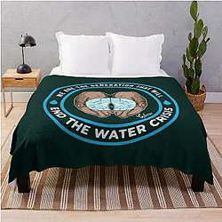 Cameron Boyce We Are The Generation That Will End The Water Crisis Throw Blanket