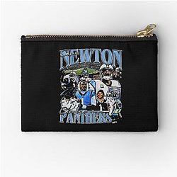 Cam Newton Vintage Bootleg Yellow Family Studio 49 Zipper Pouch